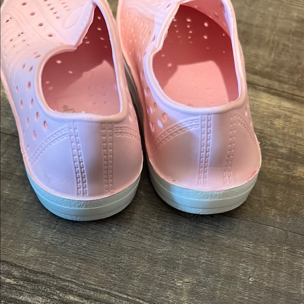 Capelli of New York Kids Pink Slip-On Perforated Water Shoes with White Toe - Picture 4 of 8